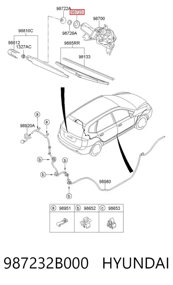  987232B000 Hyundai/Kia