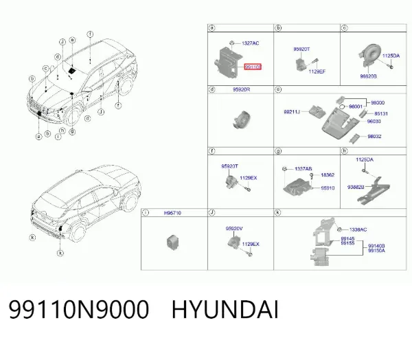  99110N9000 Hyundai/Kia