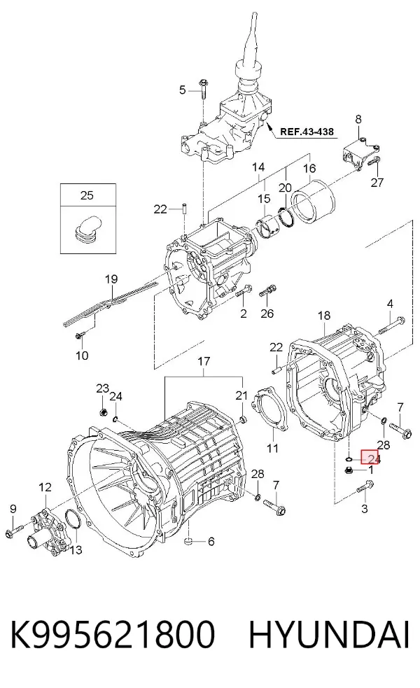  K995621800 Hyundai/Kia
