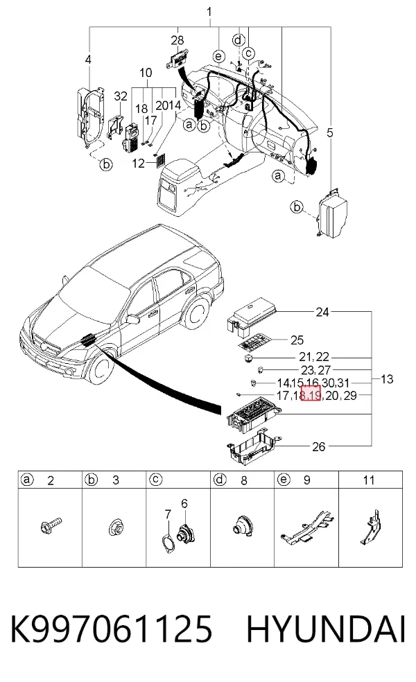  K997061125 Hyundai/Kia