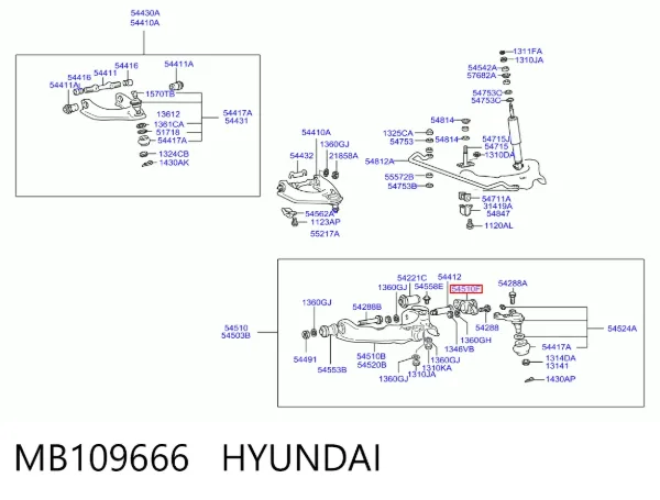  MB109666 Hyundai/Kia
