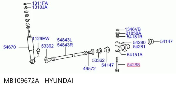  MB109672A Hyundai/Kia