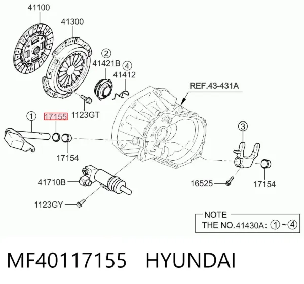  MF40117155 Hyundai/Kia