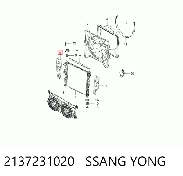  2137231020 Ssang Yong