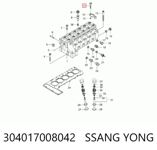  304017008042 Ssang Yong