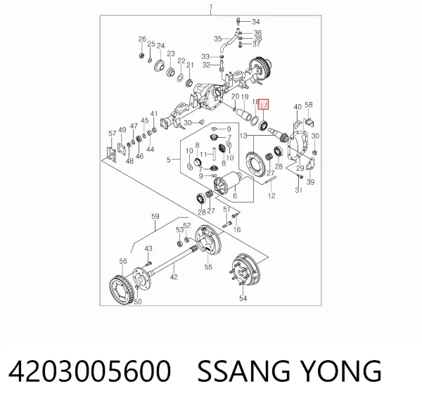  4203005600 Ssang Yong