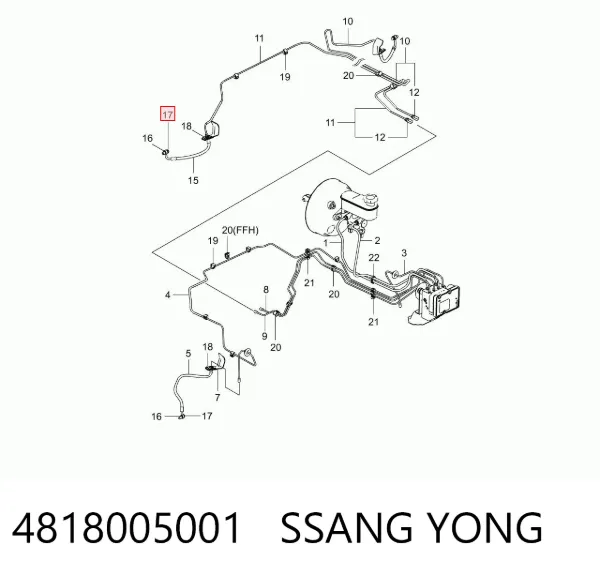  4818005001 Ssang Yong