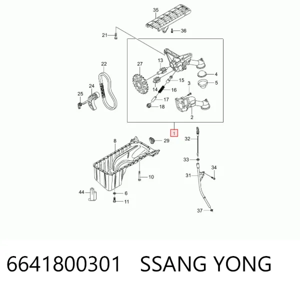 Bomba de óleo SsangYong Actyon CJ