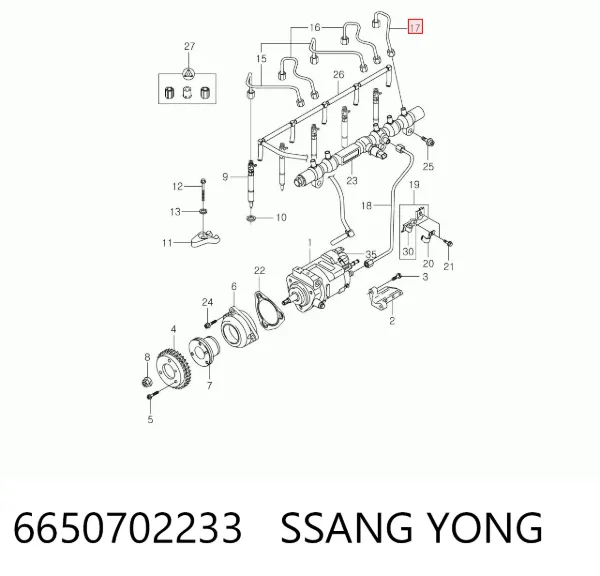  6650702233 Ssang Yong