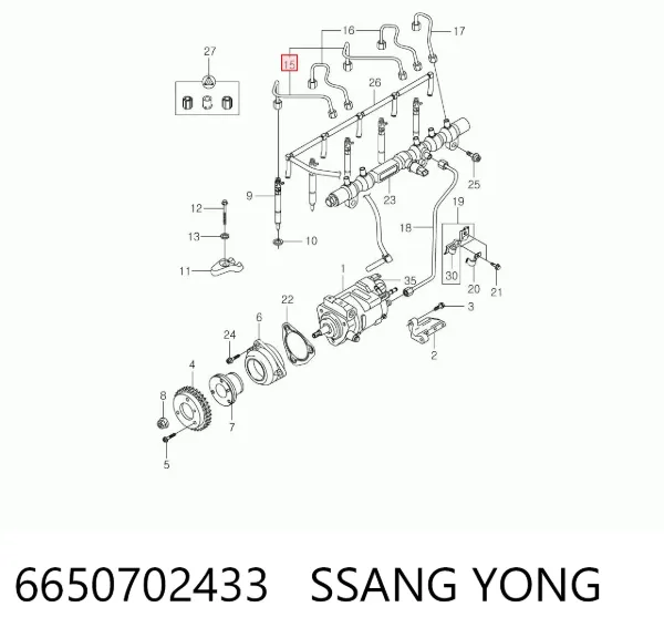  6650702433 Ssang Yong