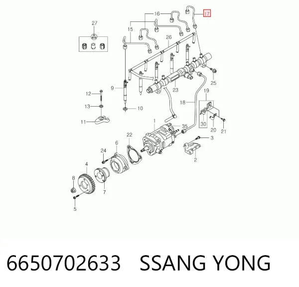  6650702633 Ssang Yong