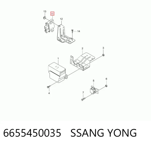  6655450035 Ssang Yong