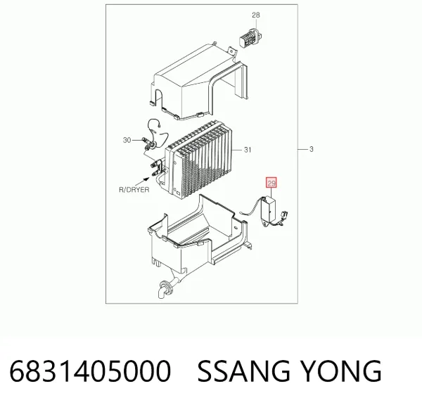  6831405000 Ssang Yong