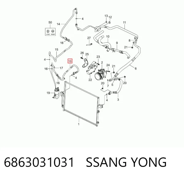  6863031031 Ssang Yong