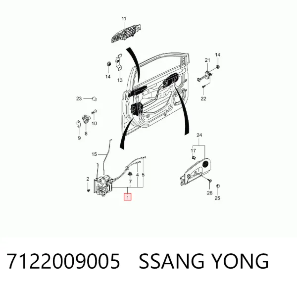  7122009005 Ssang Yong
