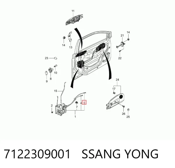  7122309001 Ssang Yong