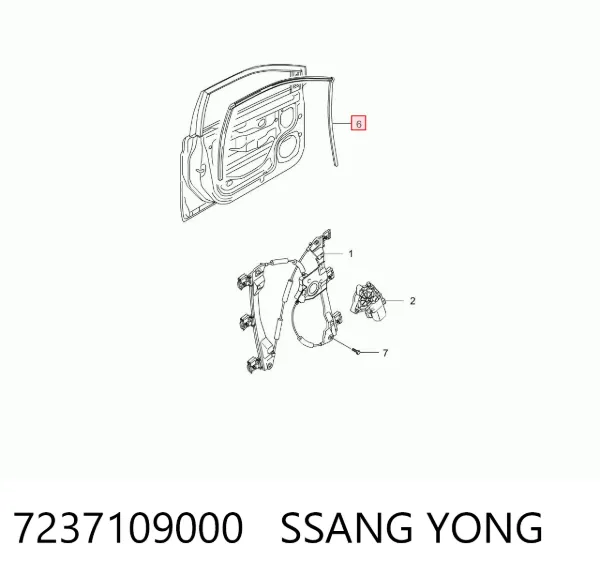  7237109000 Ssang Yong