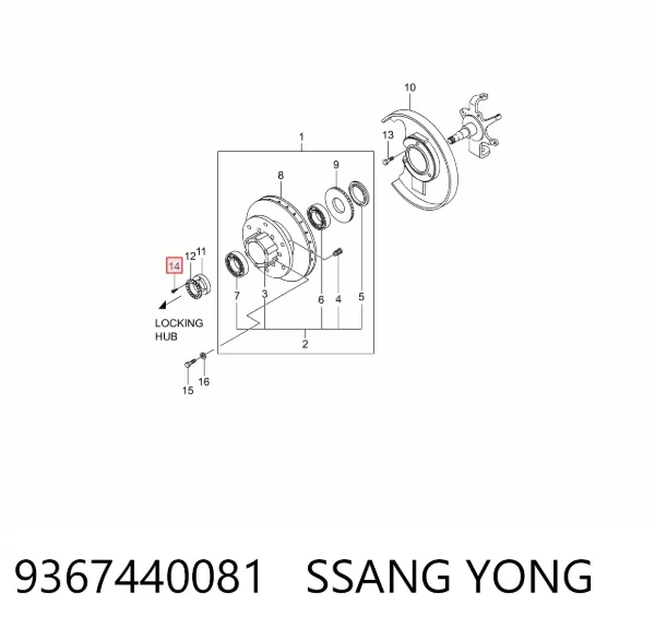  9367440081 Ssang Yong