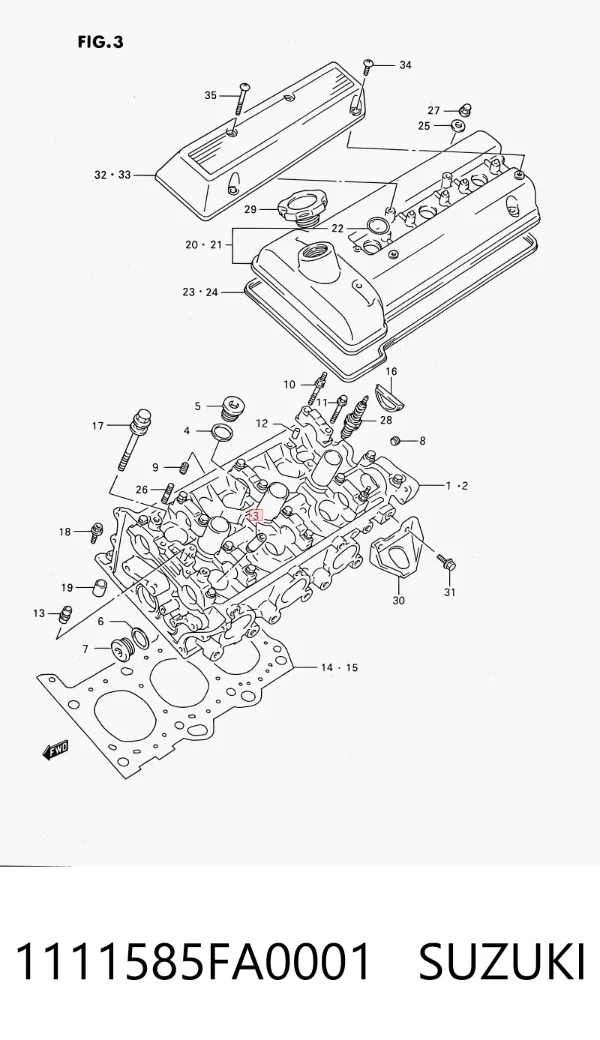  1111585FA0001 Suzuki