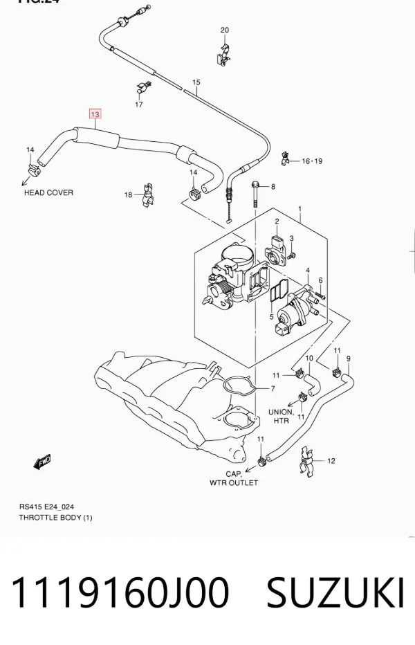  1119160J00 Suzuki