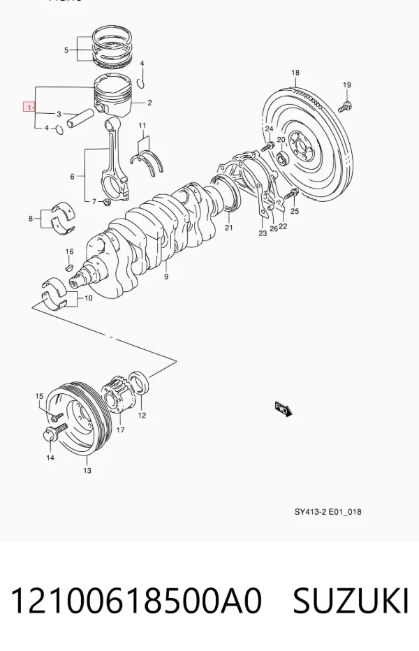  12100618500A0 Suzuki