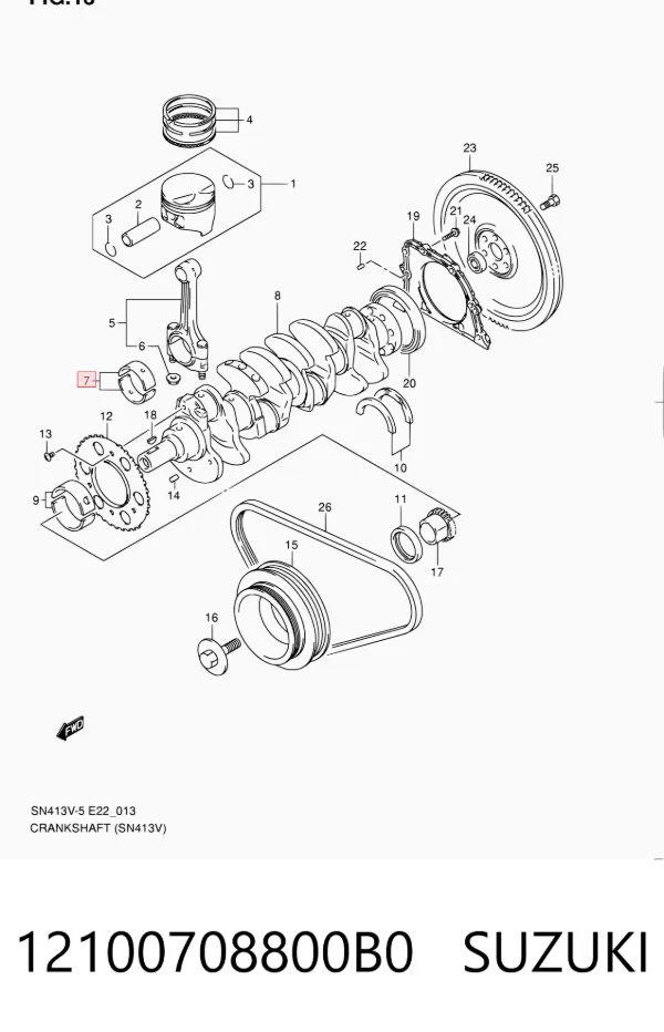  12100708800B0 Suzuki