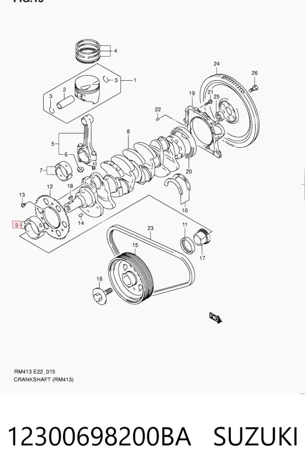  12300698200BA Suzuki