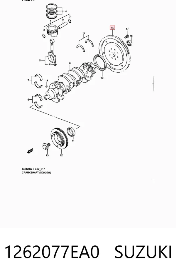 Volante de motor Suzuki Grand Vitara FT, HT
