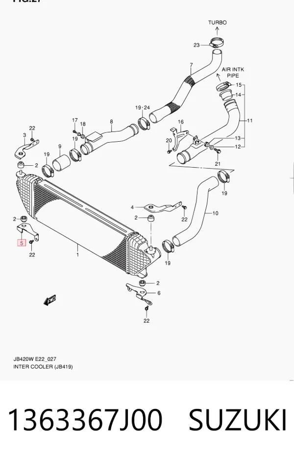  1363367J00 Suzuki