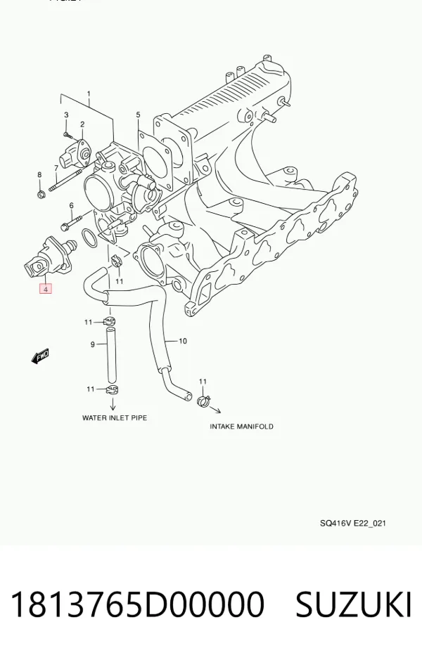  1813765D00000 Suzuki