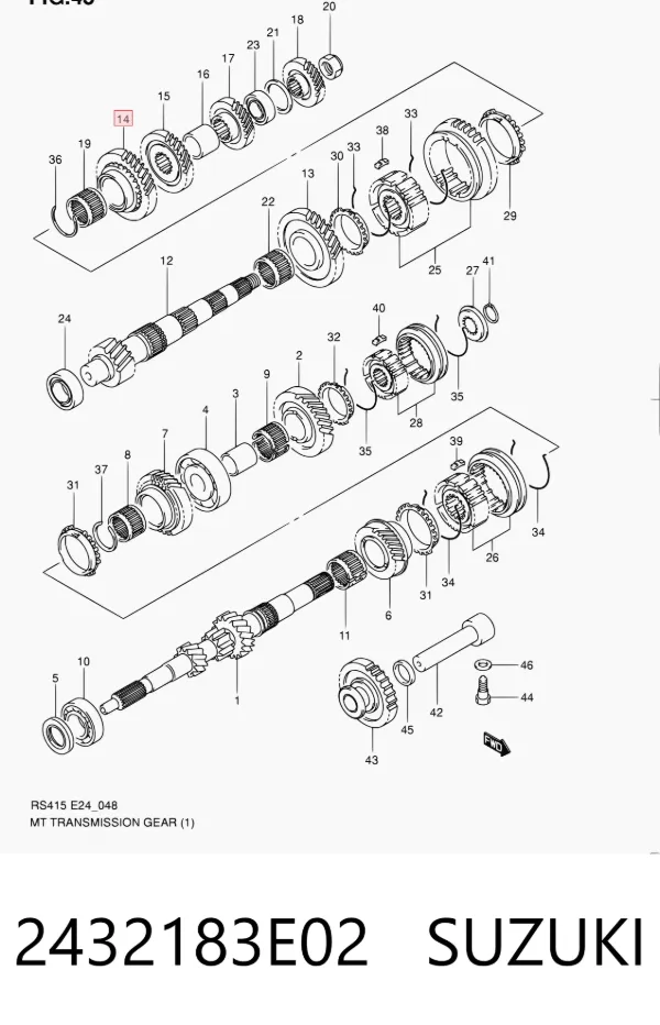  2432183E02 Suzuki