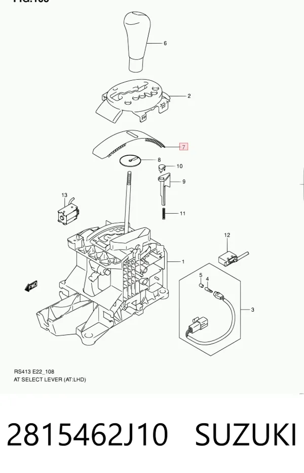  2815462J10 Suzuki