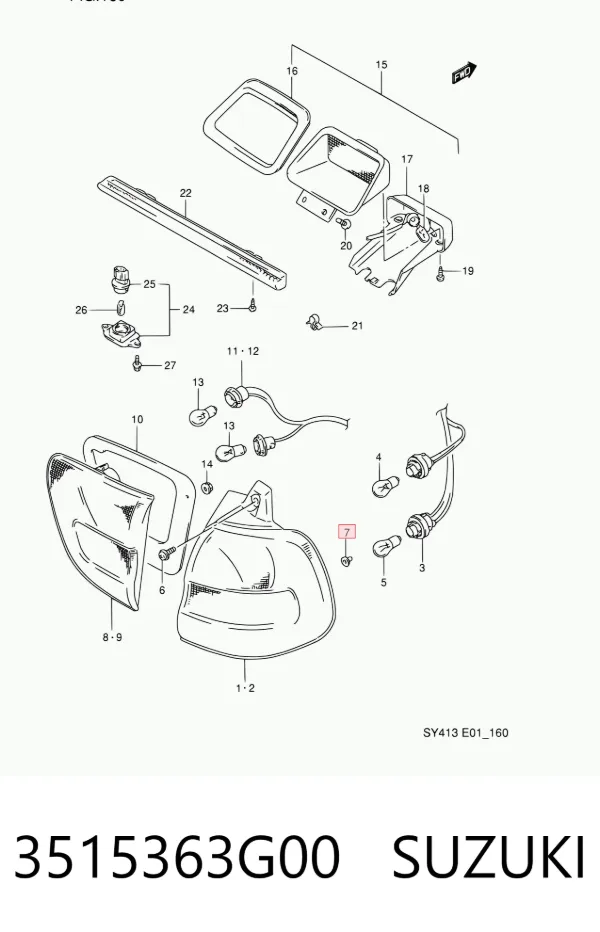  3515363G00 Suzuki