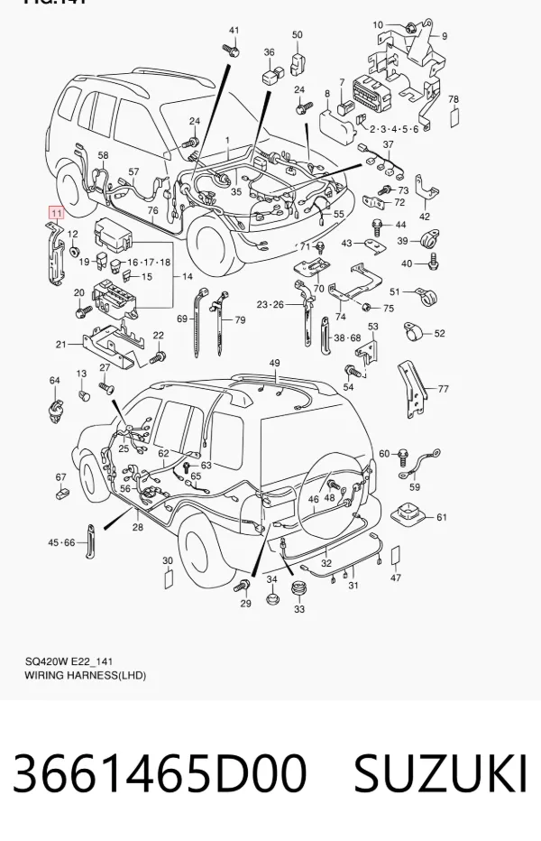  3661465D00 Suzuki