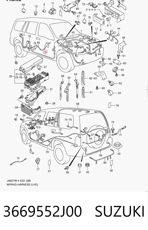  3669552J00 Suzuki