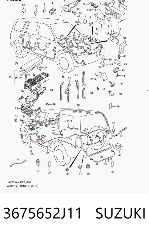  3675652J11 Suzuki
