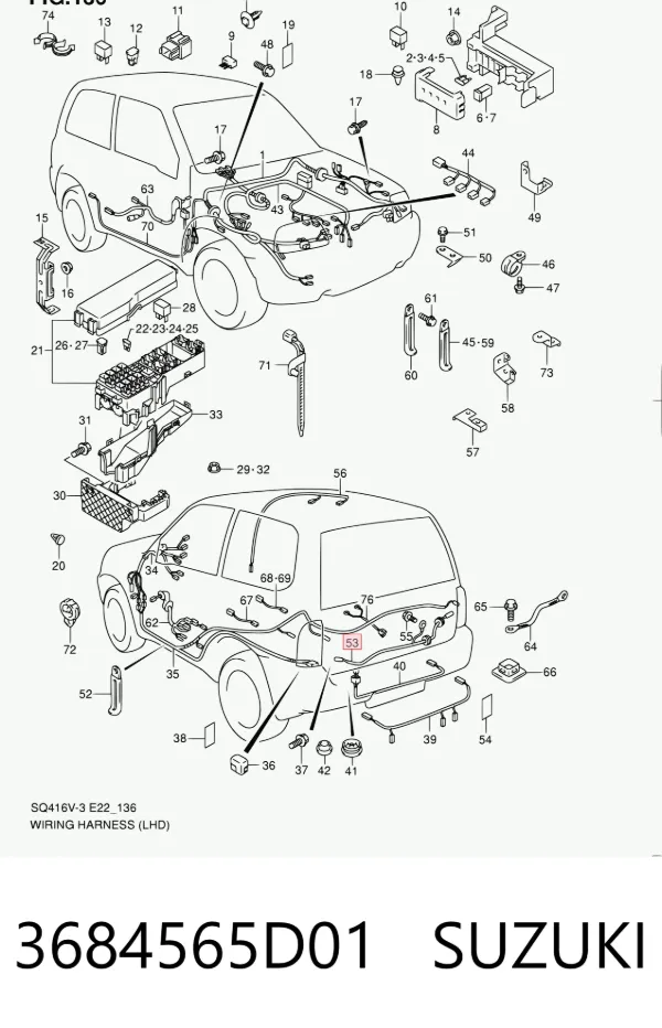  3684565D01 Suzuki