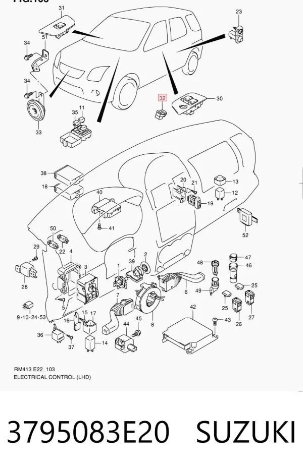  3795083E20 Suzuki