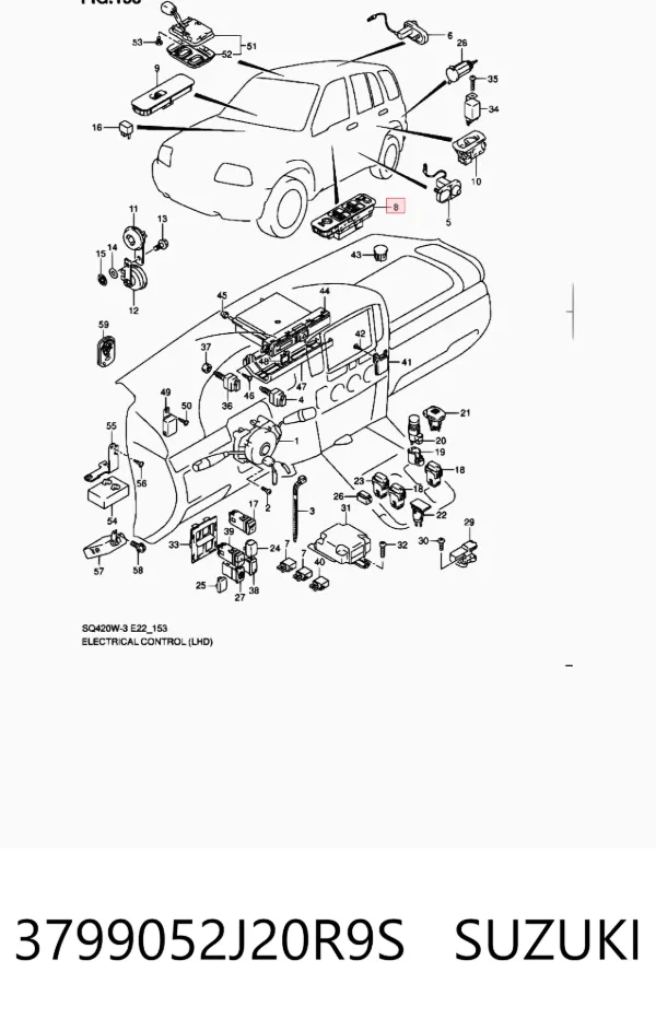  3799052J20R9S Suzuki