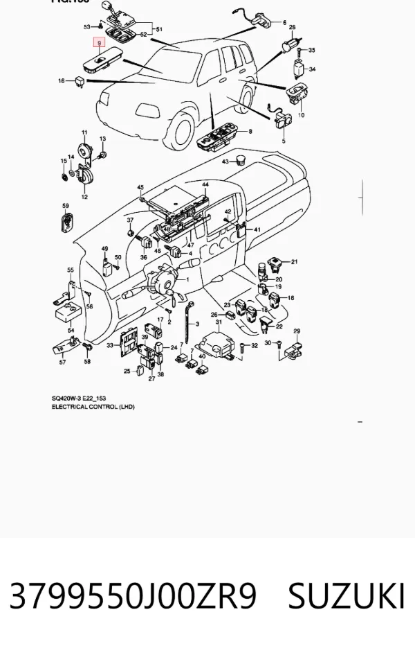  3799550J00ZR9 Suzuki