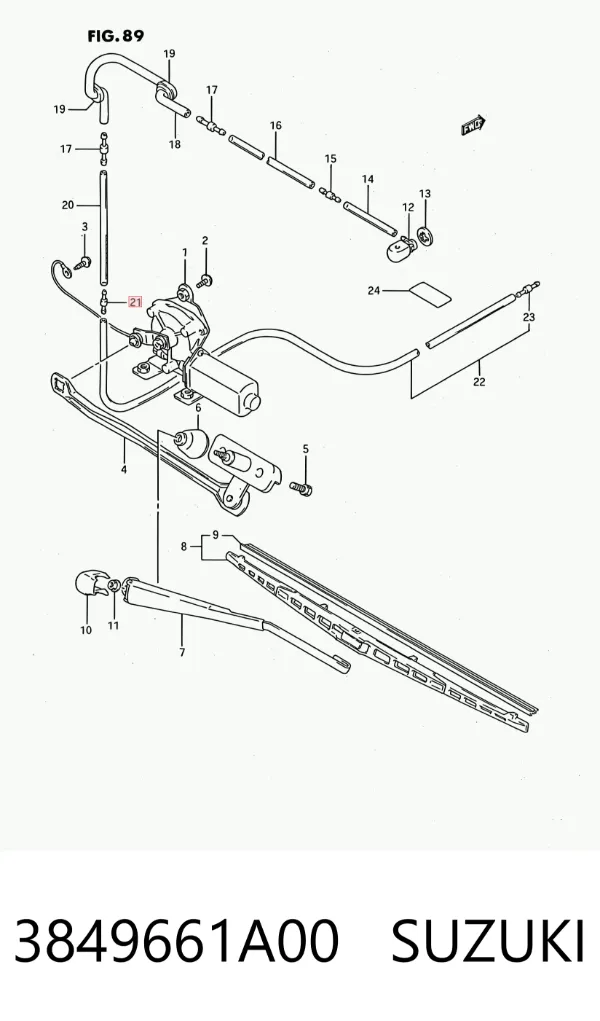  3849661A00 Suzuki
