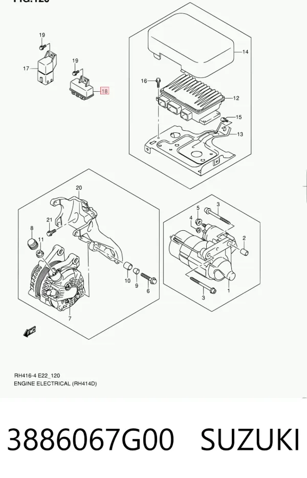  3886067G00 Suzuki