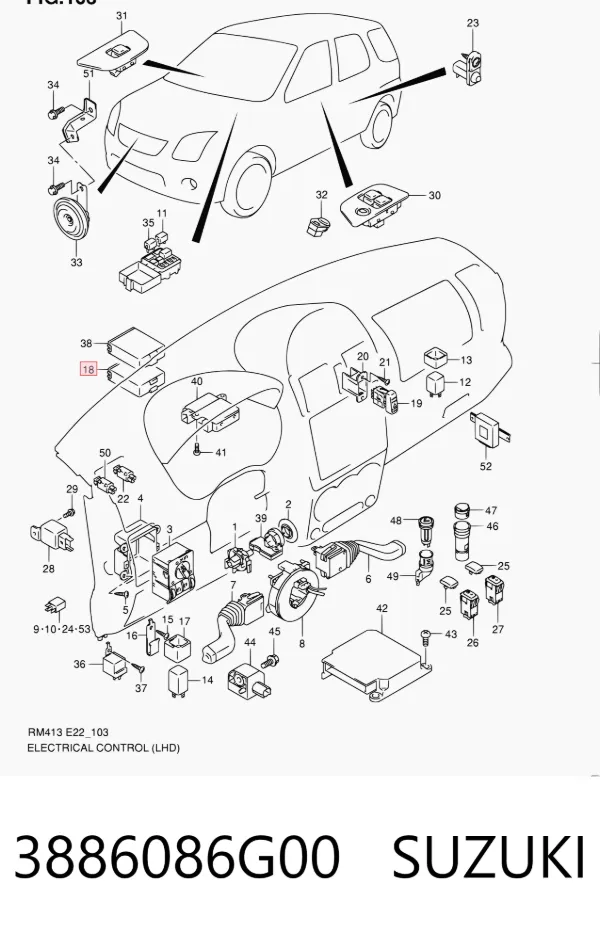  3886086G00 Suzuki