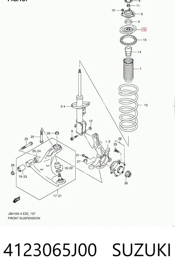  4123065J00 Suzuki
