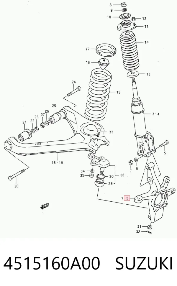  4515160A00 Suzuki