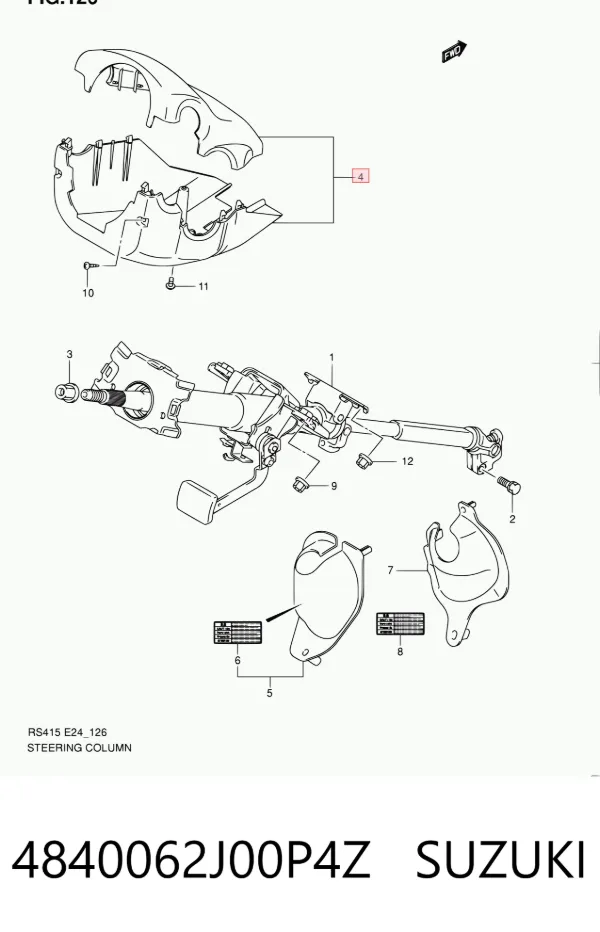  4840062J00P4Z Suzuki
