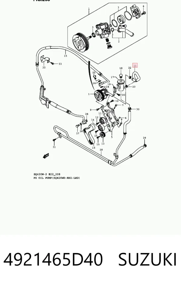  4921465D40 Suzuki