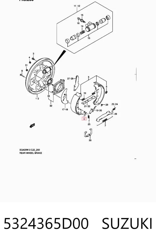  5324365D00 Suzuki