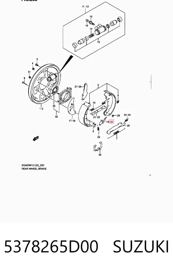  5378265D00 Suzuki