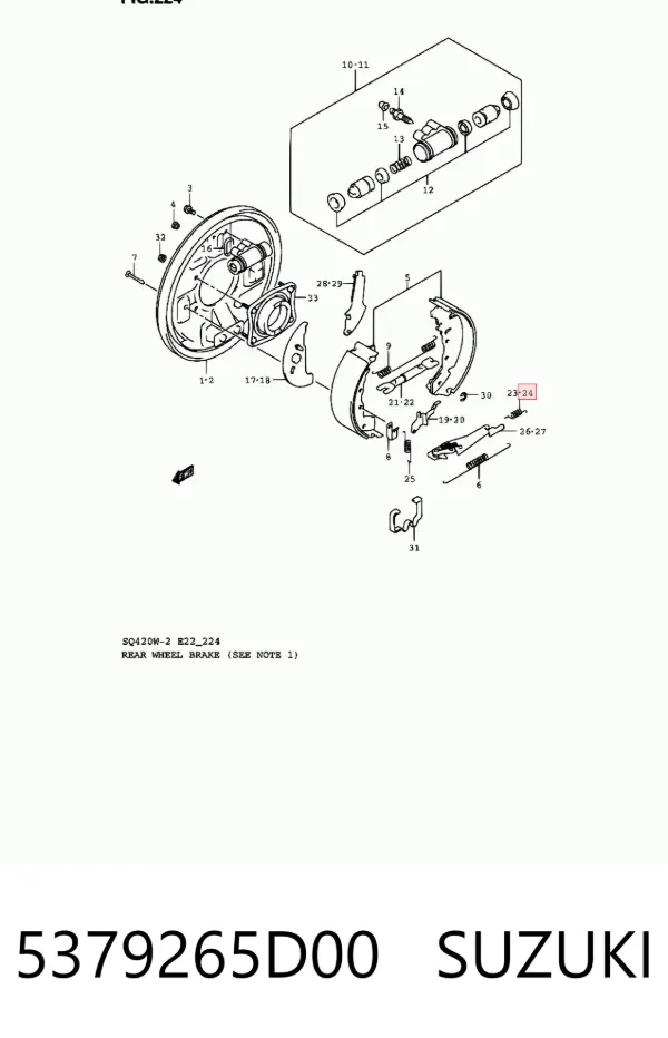  5379265D00 Suzuki